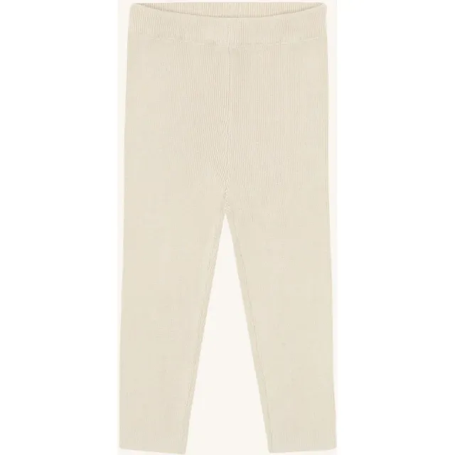 Hust & Claire HCLui Knit Rib leggings sandshell bambus