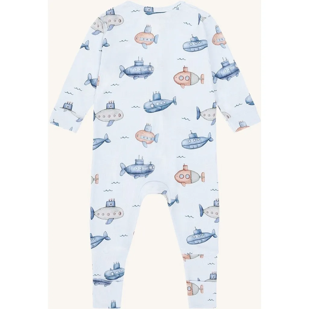 Hust & Claire Mulle Submarine natdragt Water bambus