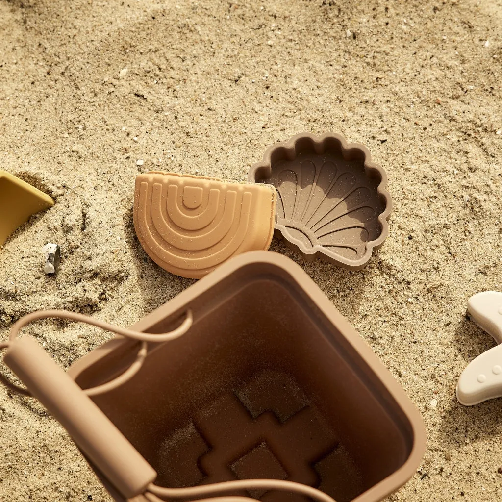 nuuroo Millan strandsæt Brown mix silikone