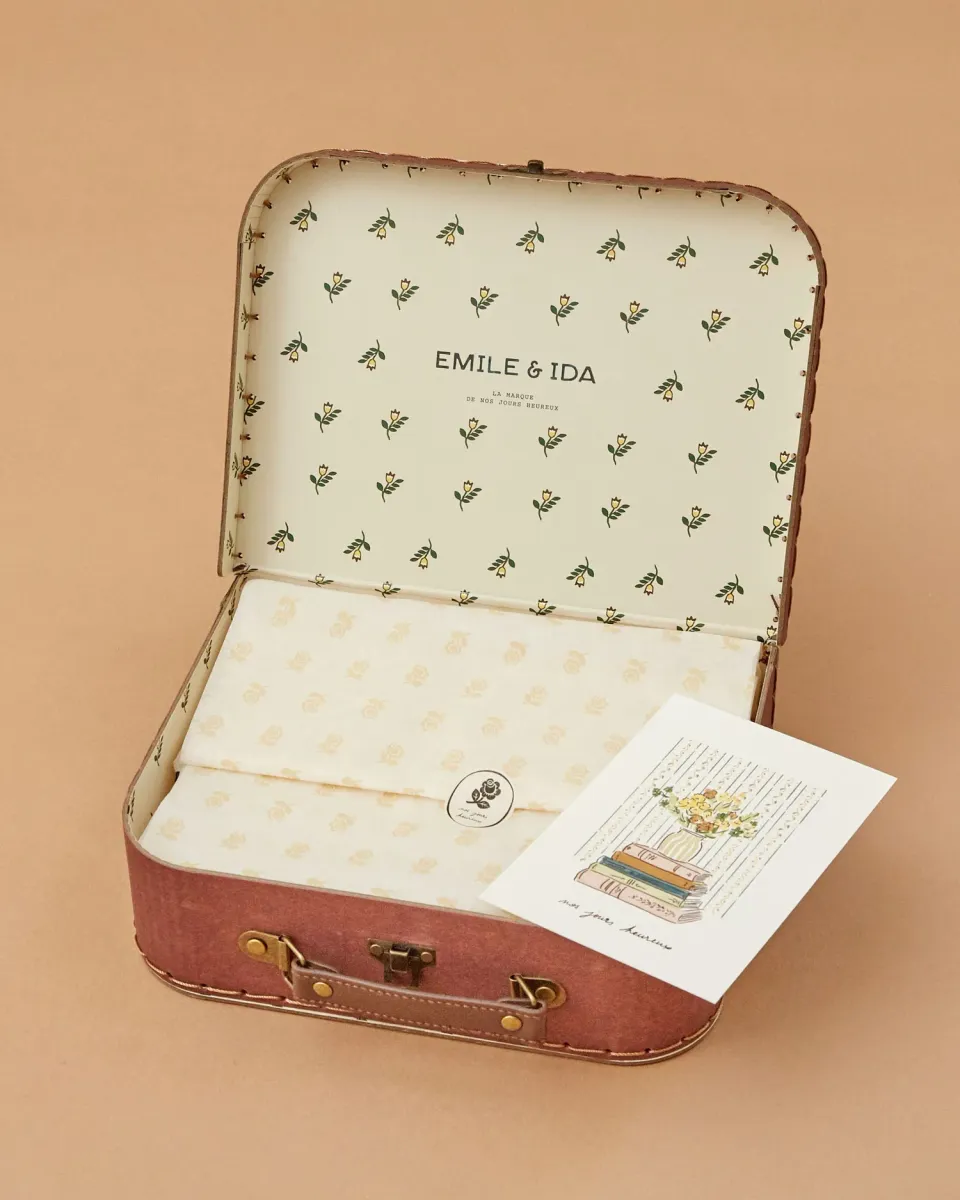 Emile et Ida Valisette kuffert brun 25 cm