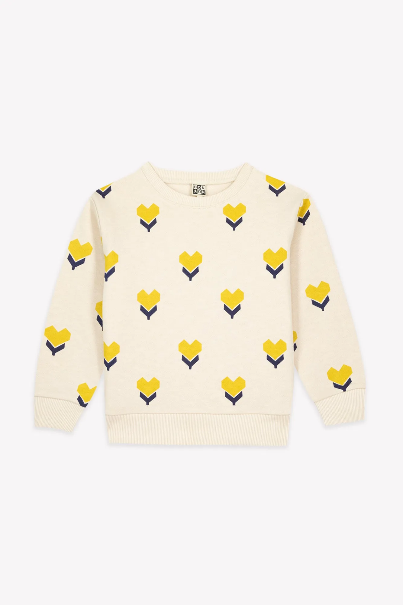 Bonton Smile Coeur Flower sweatshirt gul