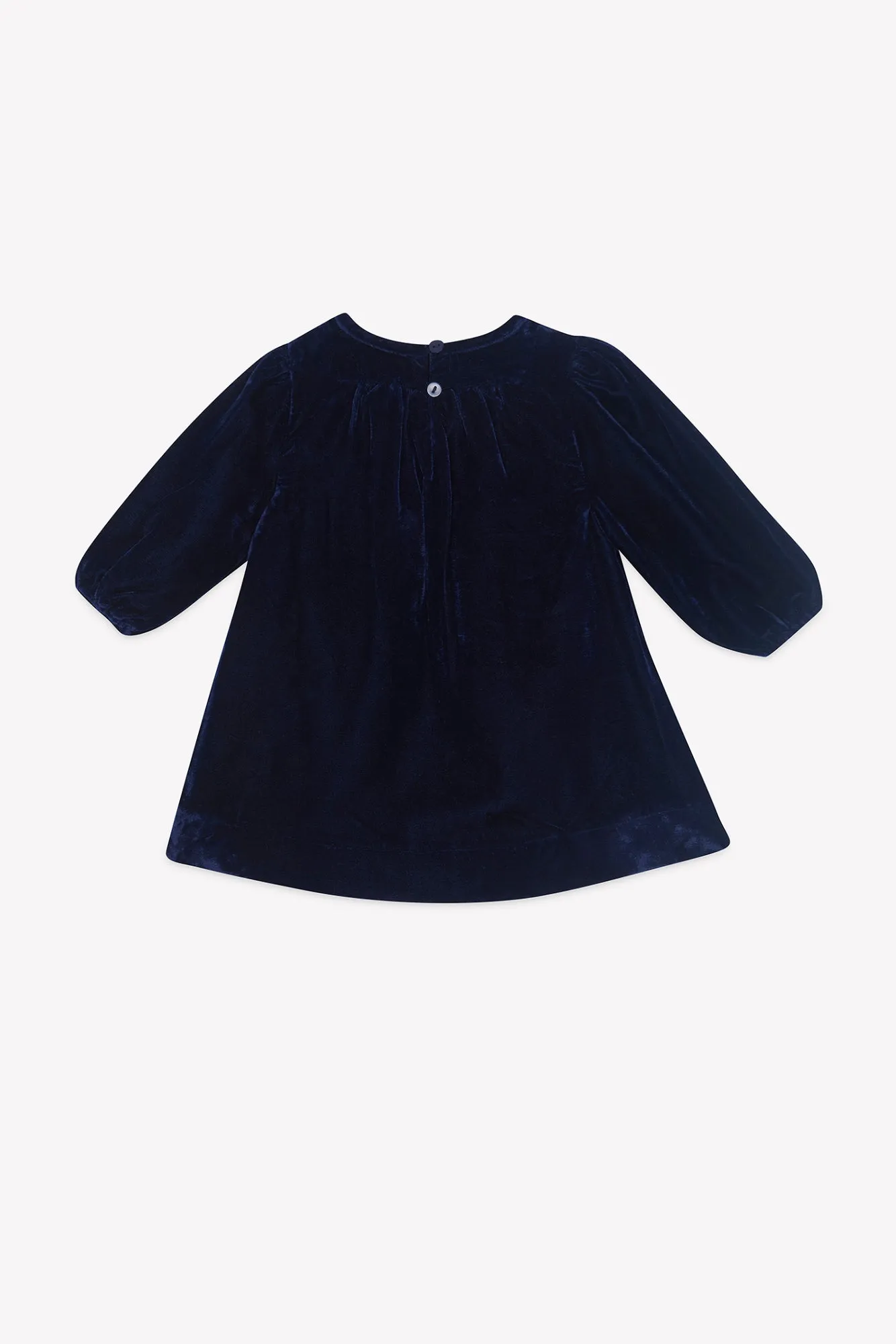 Bonton Daisy Bleu Brut kjole blå broderet lurex