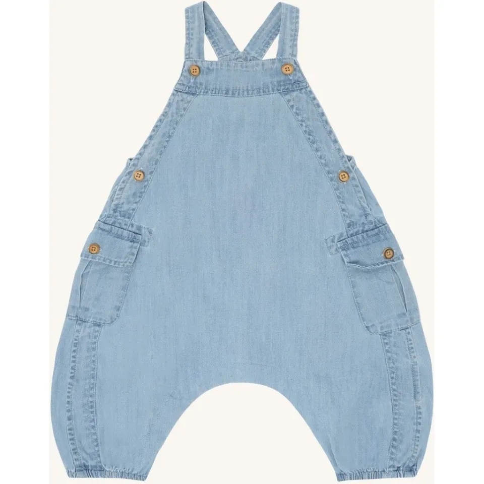 Hust & Claire HCMaks buksedragt Blue Denim bomuld
