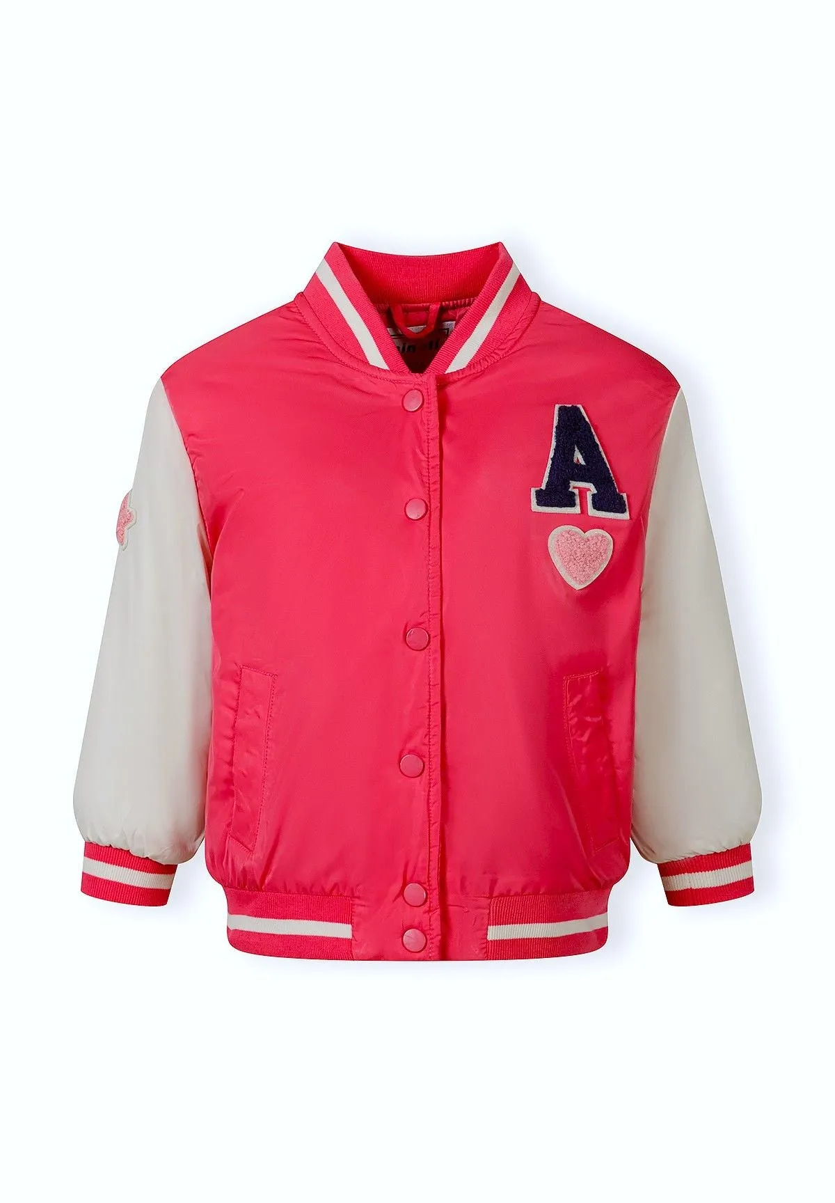 Minoti 44567 collegejakke til piger rosa varsity