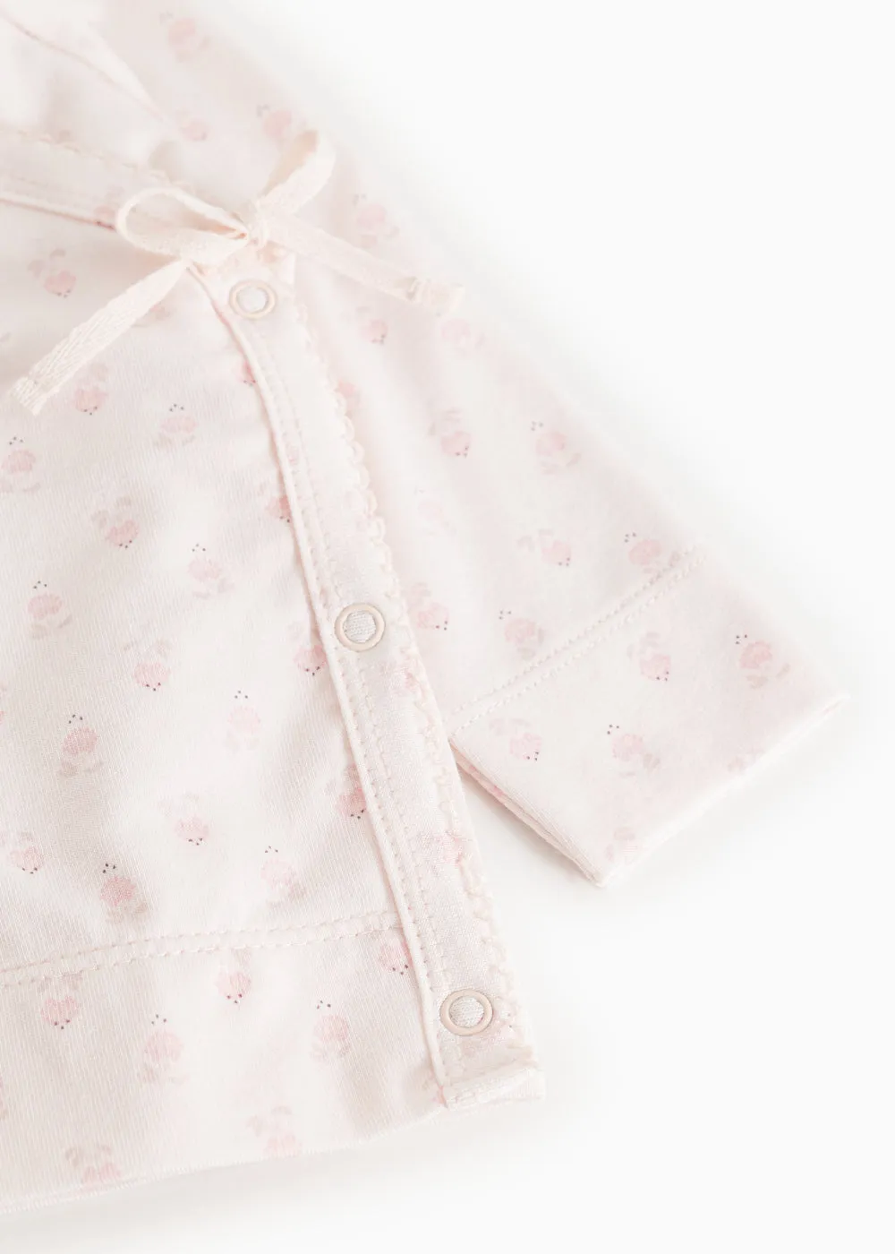 MarMar Tut Wrap LS bluse Mini Bloom slå-om