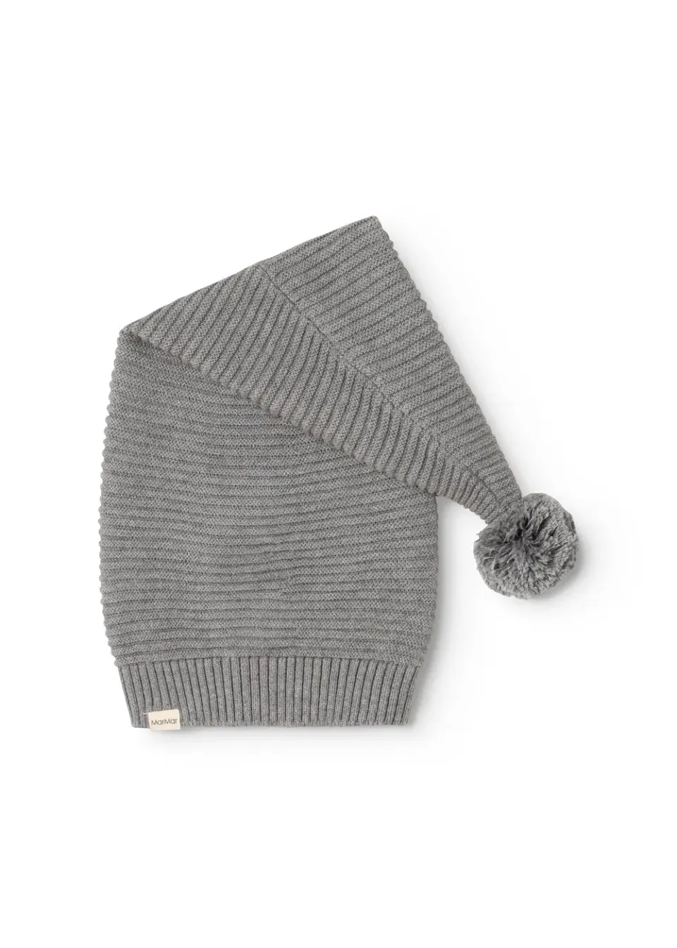 MarMar Alfen nissehue Grey Melange grå strik