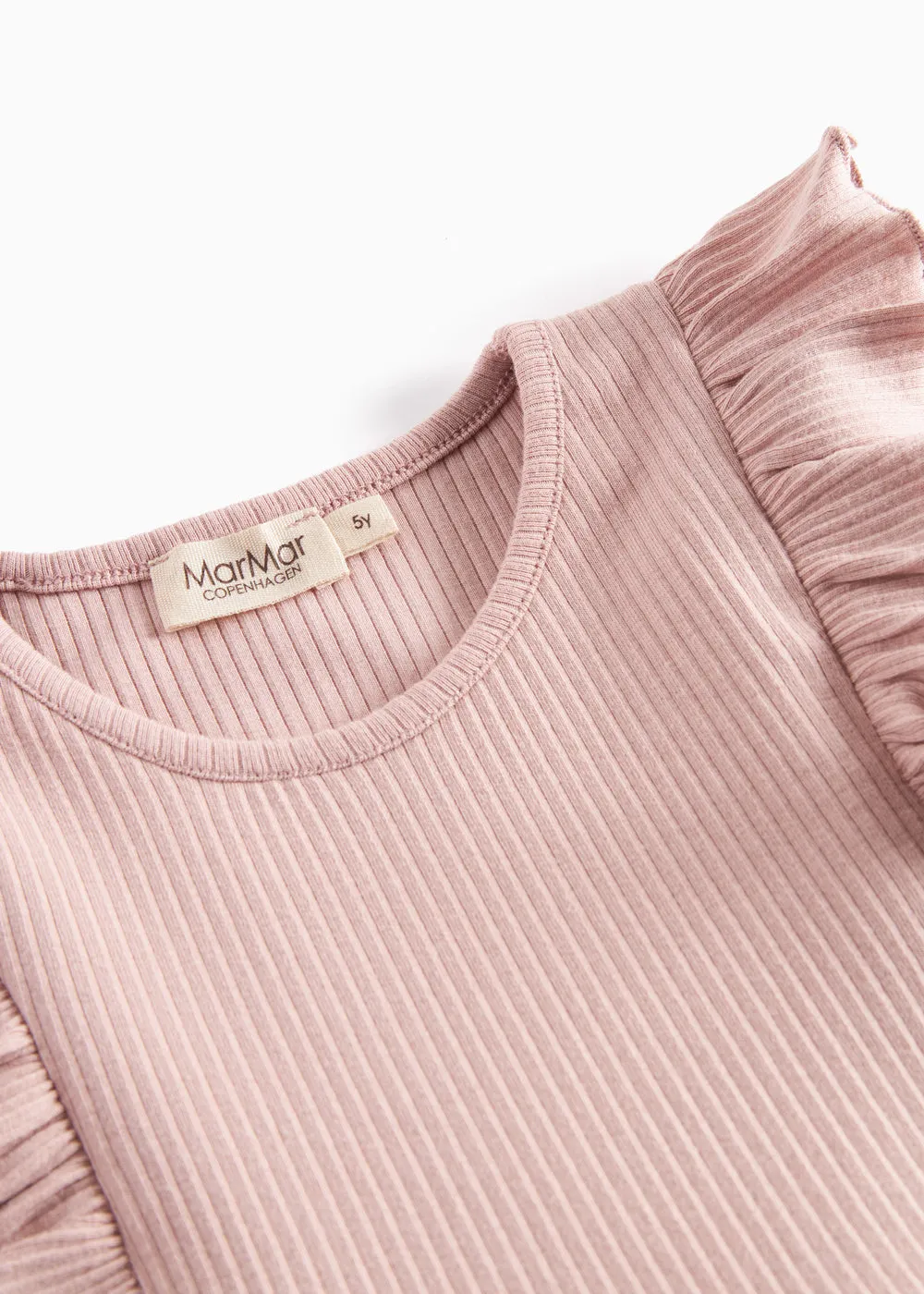 MarMar Dikte kjole Faded Rose ribstrik