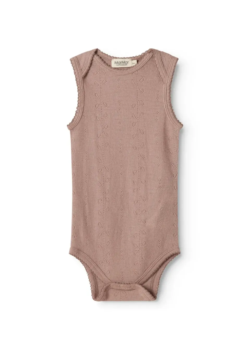 MarMar Jeans Uld Pointelle Bini bodystocking Burnt Rose