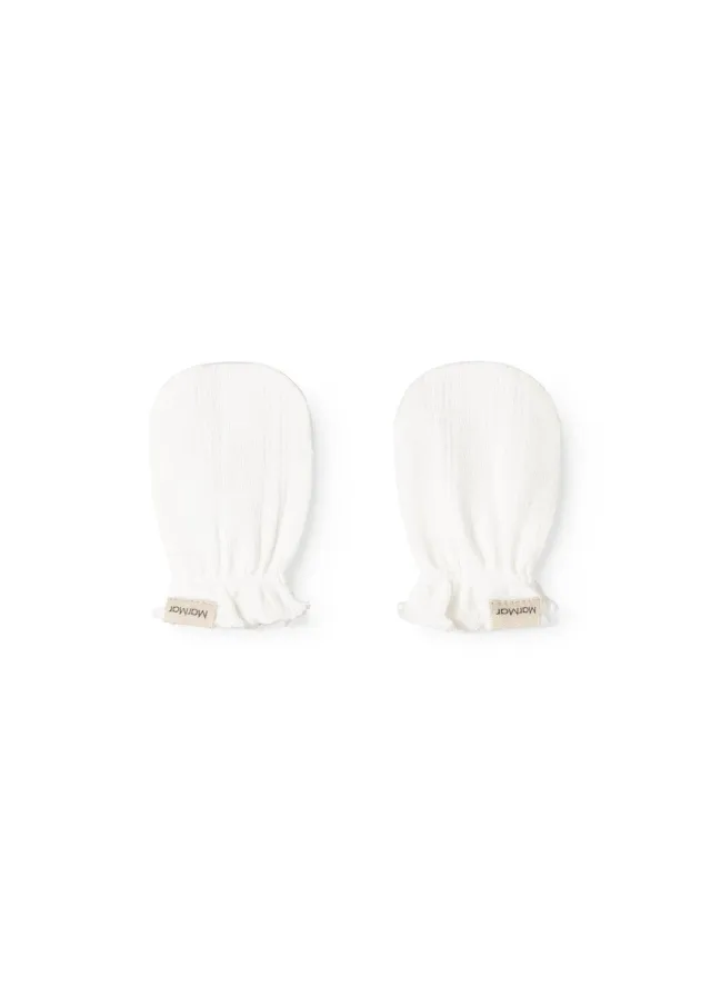 MarMar Glovies luffer Gentle White pointelle