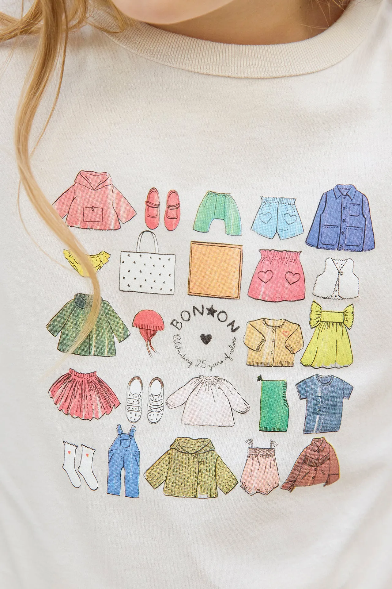 Bonton Livo T-shirt milk bomuld med print