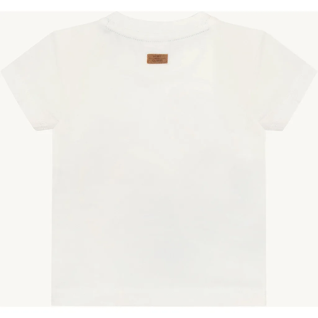 Hust & Claire Anton Crab t-shirt Ivory bomuld
