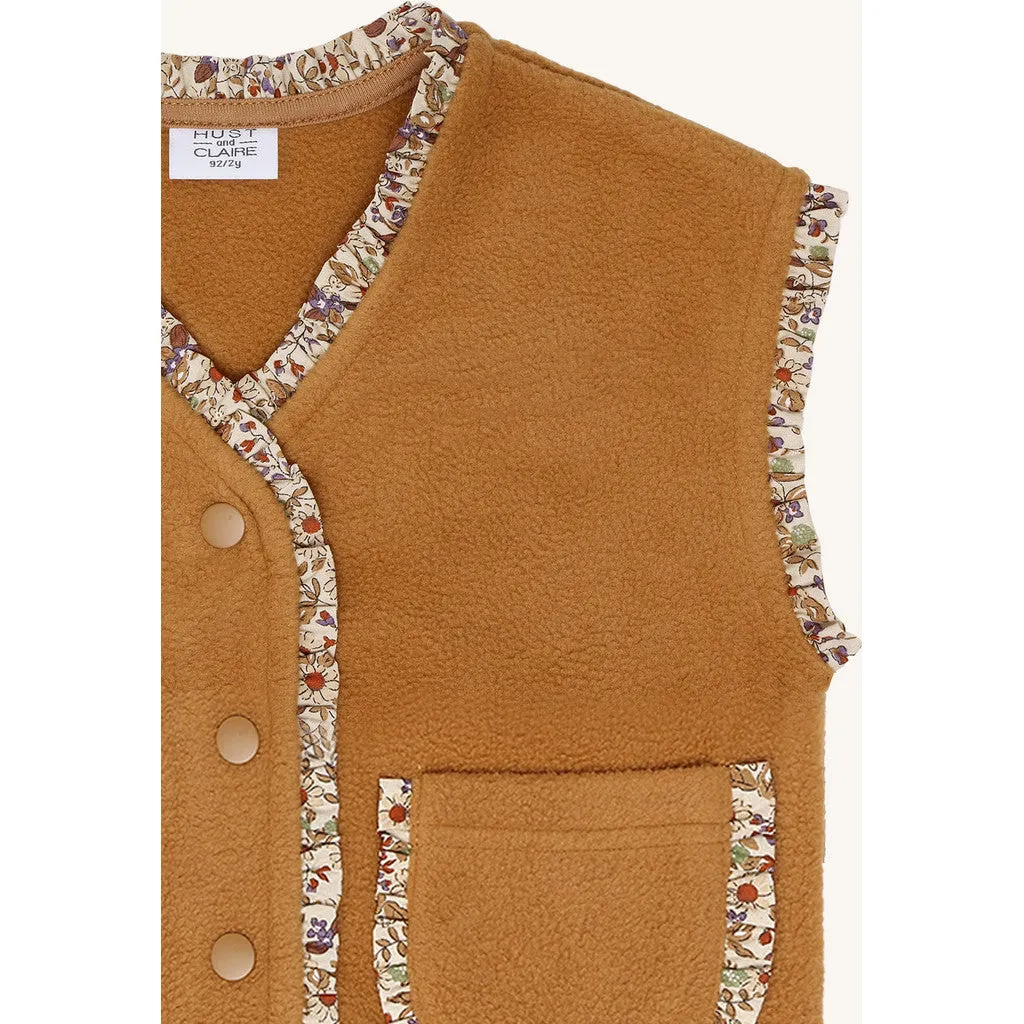 Hust & Claire HCElla Fleece vest Chipmunk polyester