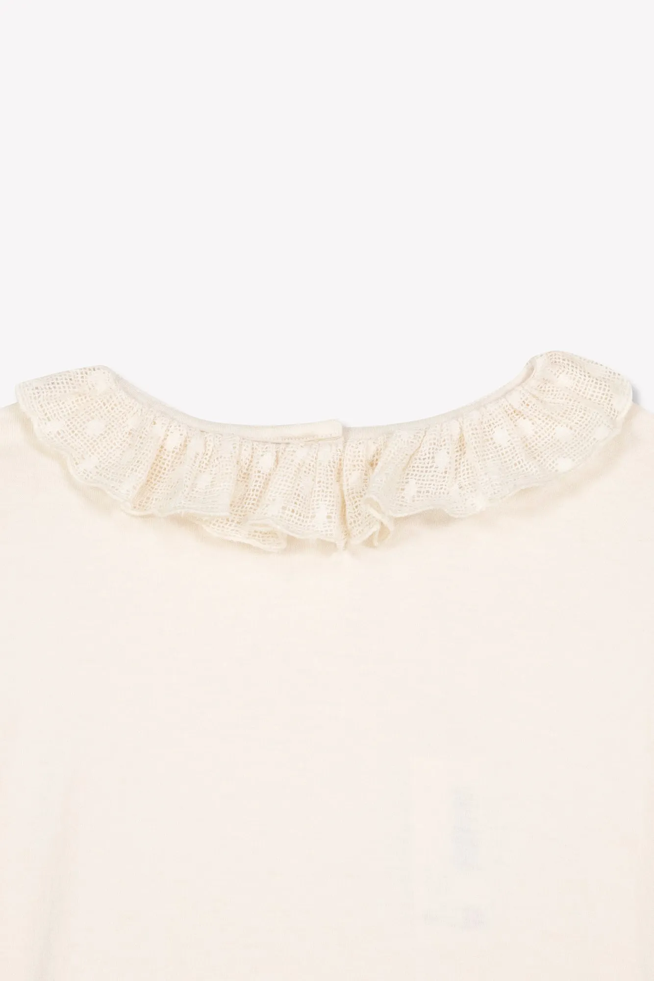 Bonton Piris Milk t-shirt ecru bomuld flæse