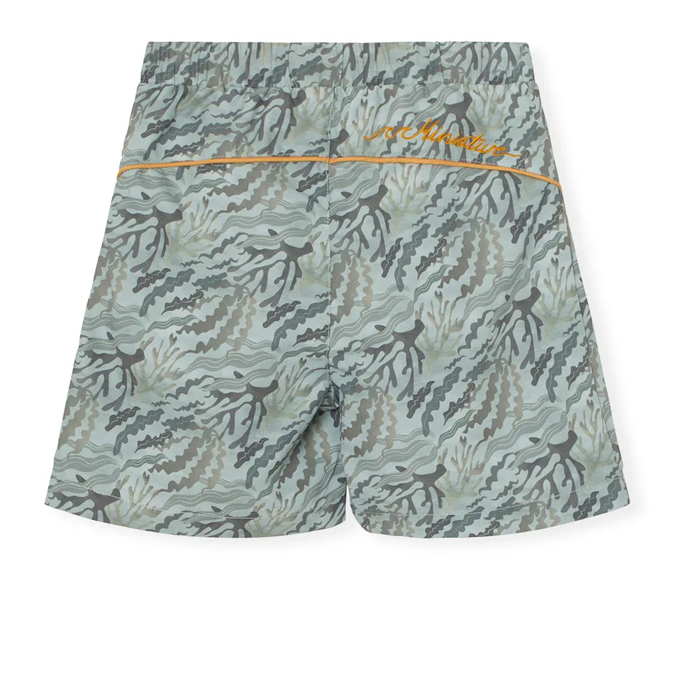 MINI A TURE Maki badeshorts print Sea Weed Camo