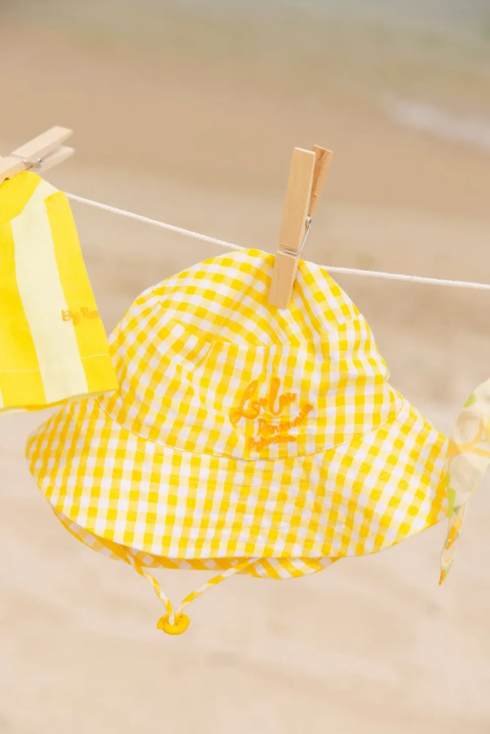 Bonton Loulou Labobine Vichy solhat 42 gul bomuld