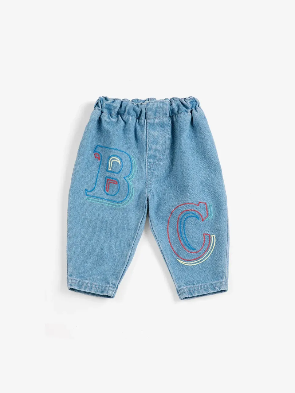 Bobo Choses B.C. Embossed denimbukser blå 3M