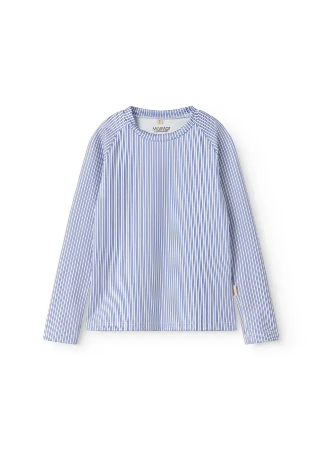 MarMar Swean Tee badetrøje Bolich Blue Stripe UPF40+