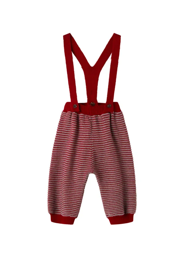 MarMar Perrin strikbukser Hibiscus Red Stripe stribet
