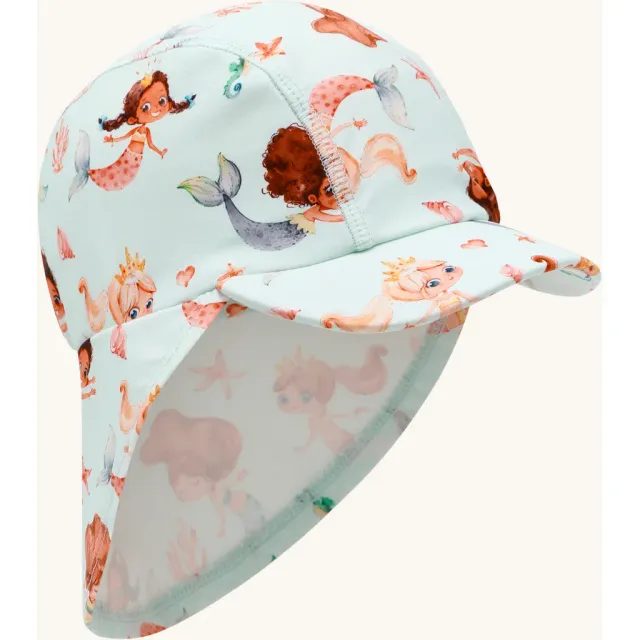 Hust & Claire Fasai badehat Wan Blue genanvendt polyester