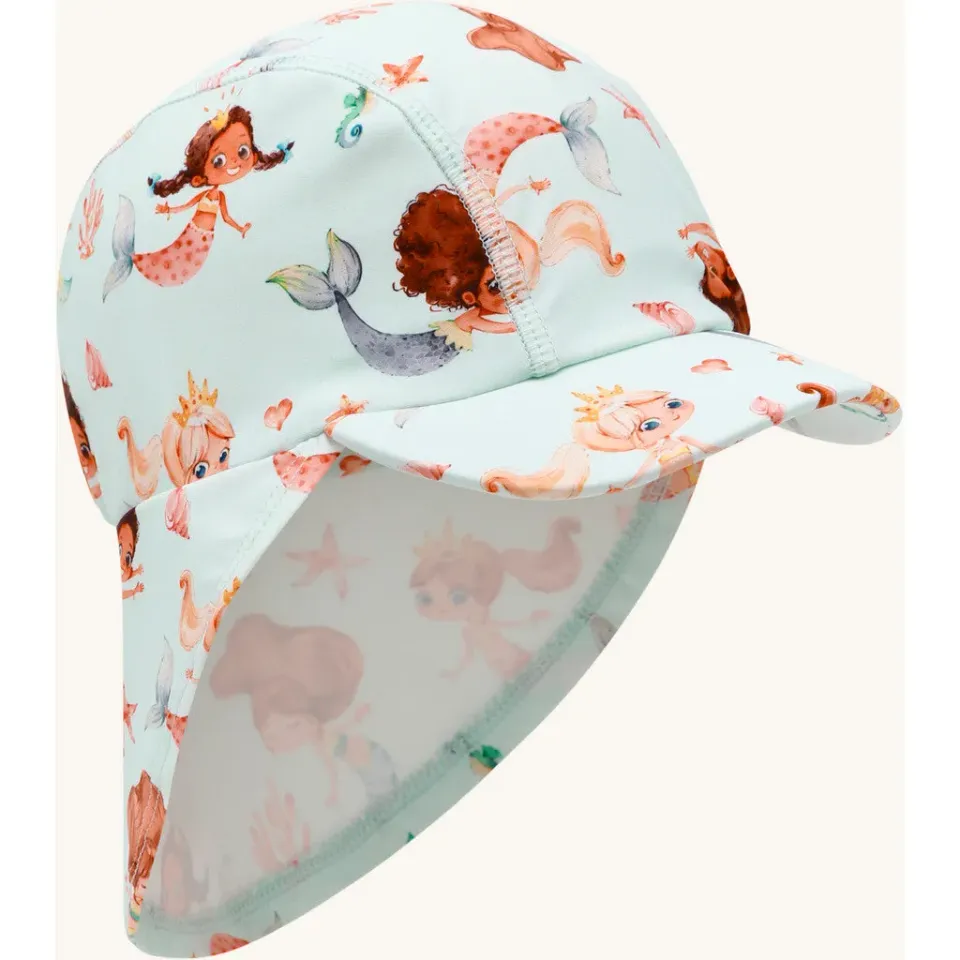 Hust & Claire Fasai badehat Wan Blue genanvendt polyester