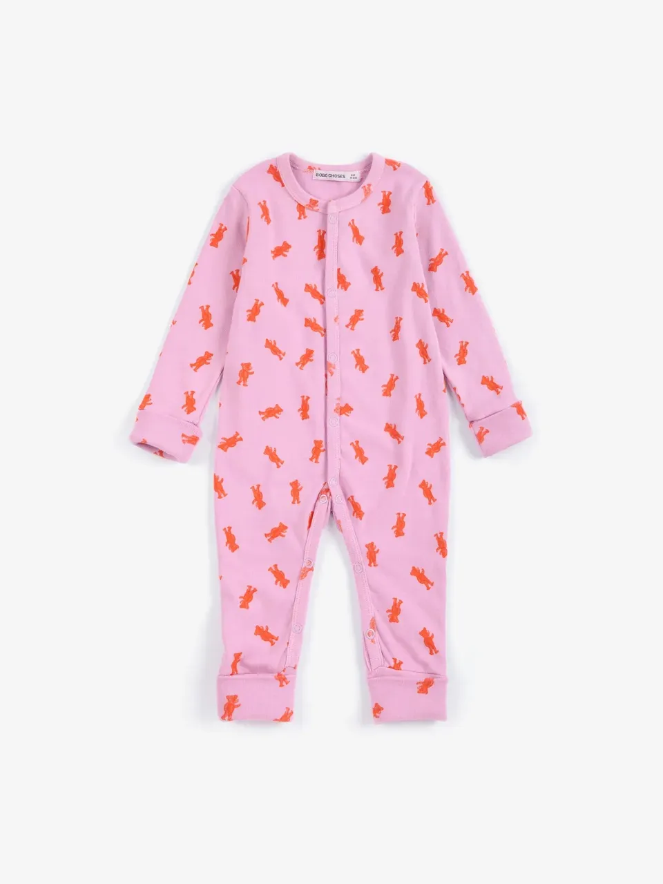 Bobo Choses Softpaw Monster overall sparkedragt lyserød slim fit