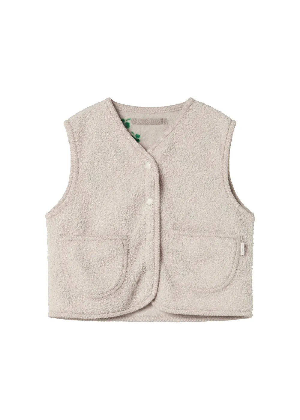 MarMar Copenhagen Oky Waistcoat vest Moon Grey børn
