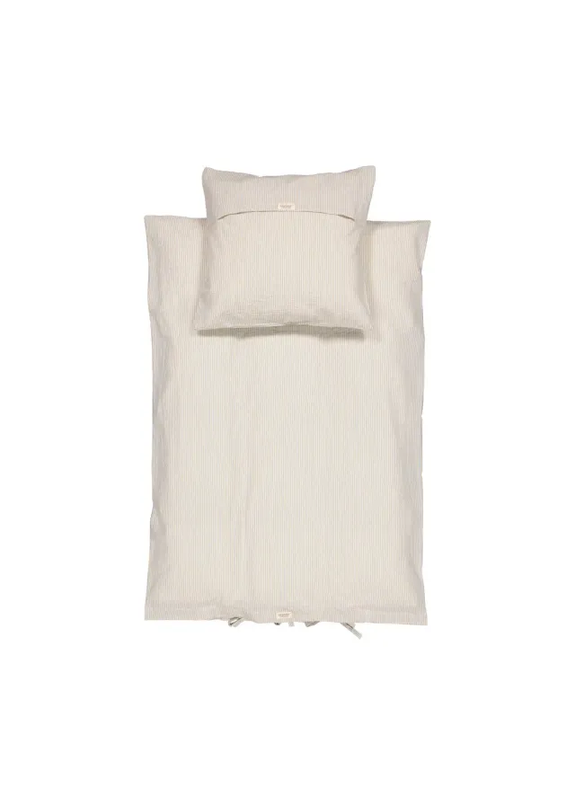 MarMar Copenhagen Bed Linen Junior sengetøj Blue Stripe