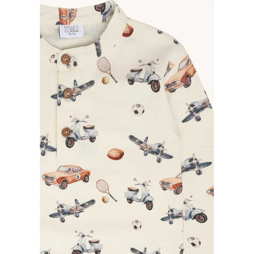 Hust & Claire Rasser Vintage Toy t-shirt snow white