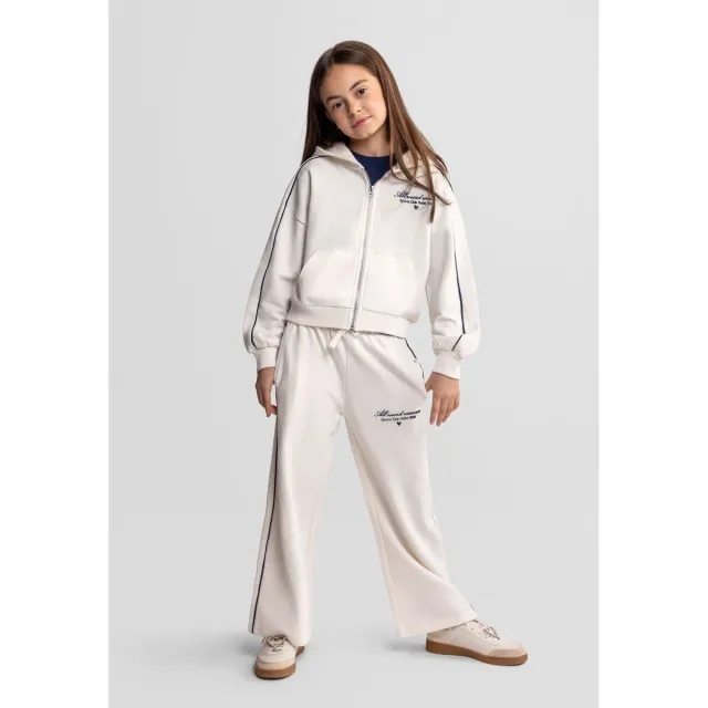 Minoti 44756 joggingsæt beige bomuld piger