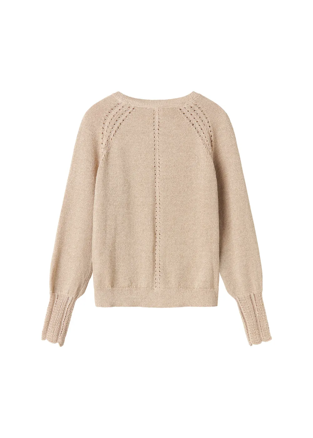 MarMar Tillie cardigan Gold Glitter glitterstrik