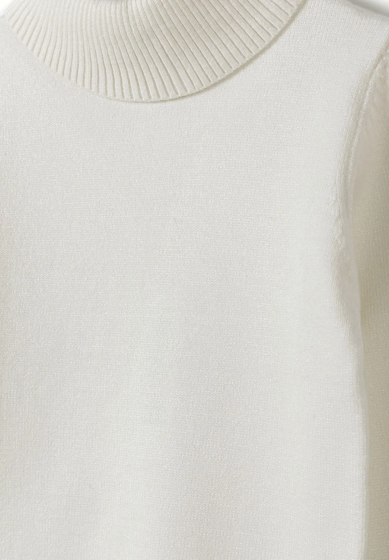Minoti 43897 rullekrave pullover pige uldhvid