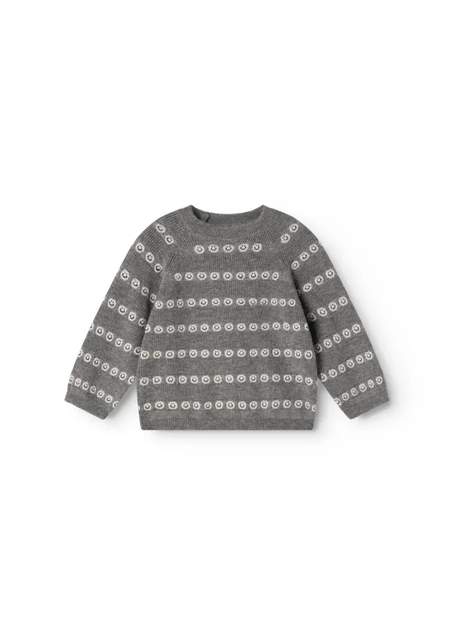 MarMar Torin B strikbluse Creamy Smiles smiley