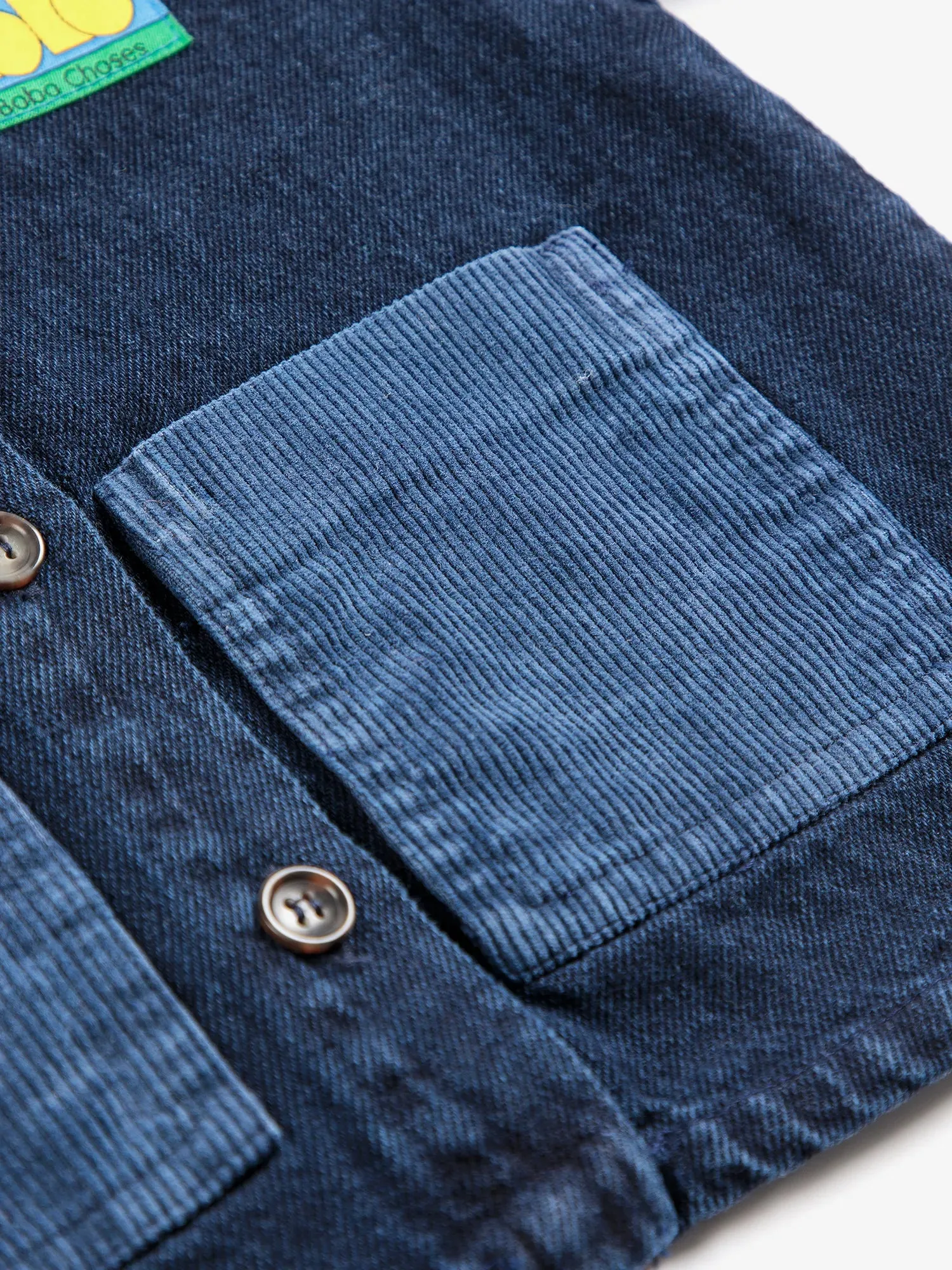 Booo Bo Choses Tag denimskjorte midnatsblå baby