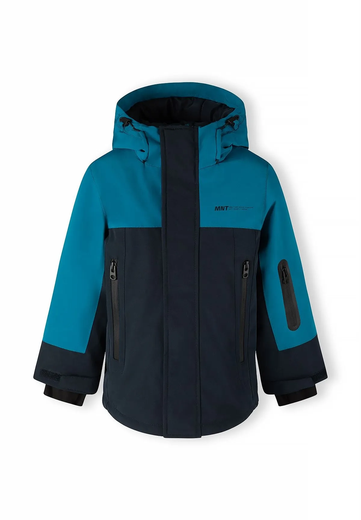 Minoti 45263 parka til drenge navy tommelhuller