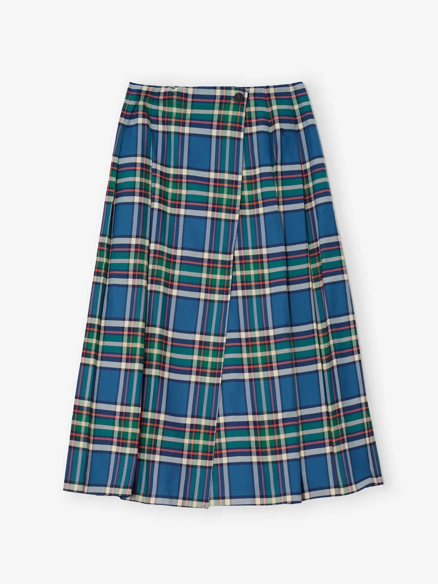 Bobo Choses All About Monsters Tartan nederdel blå