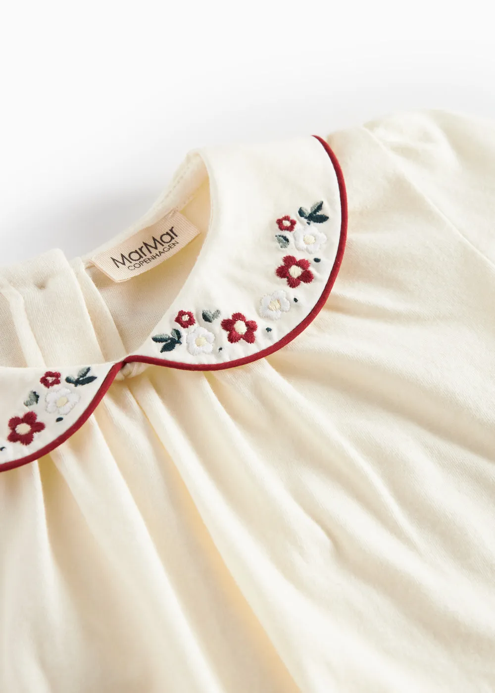 MarMar Tielle bluse Gentle White juleprint