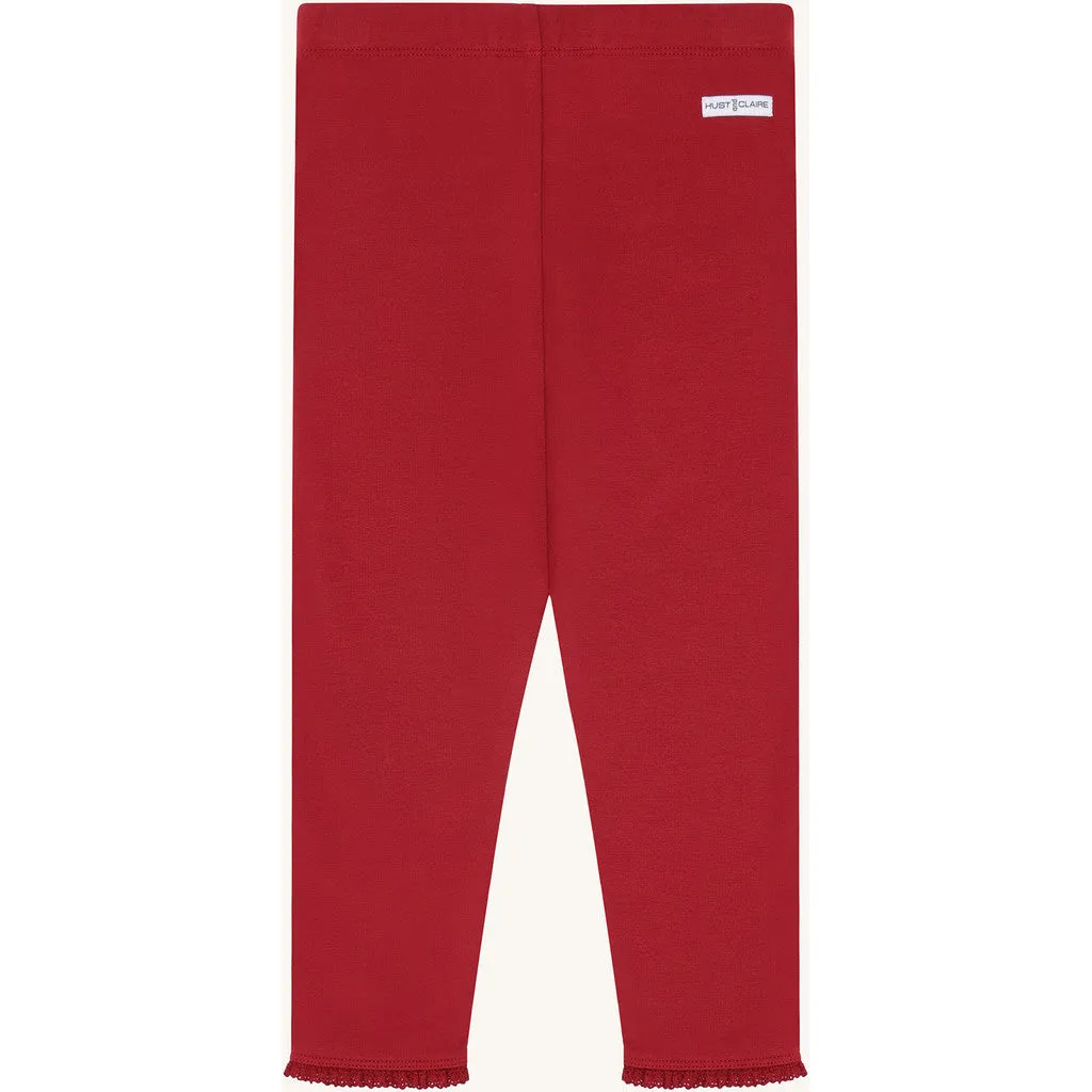 Hust & Claire Lisa leggings teaberry økologisk