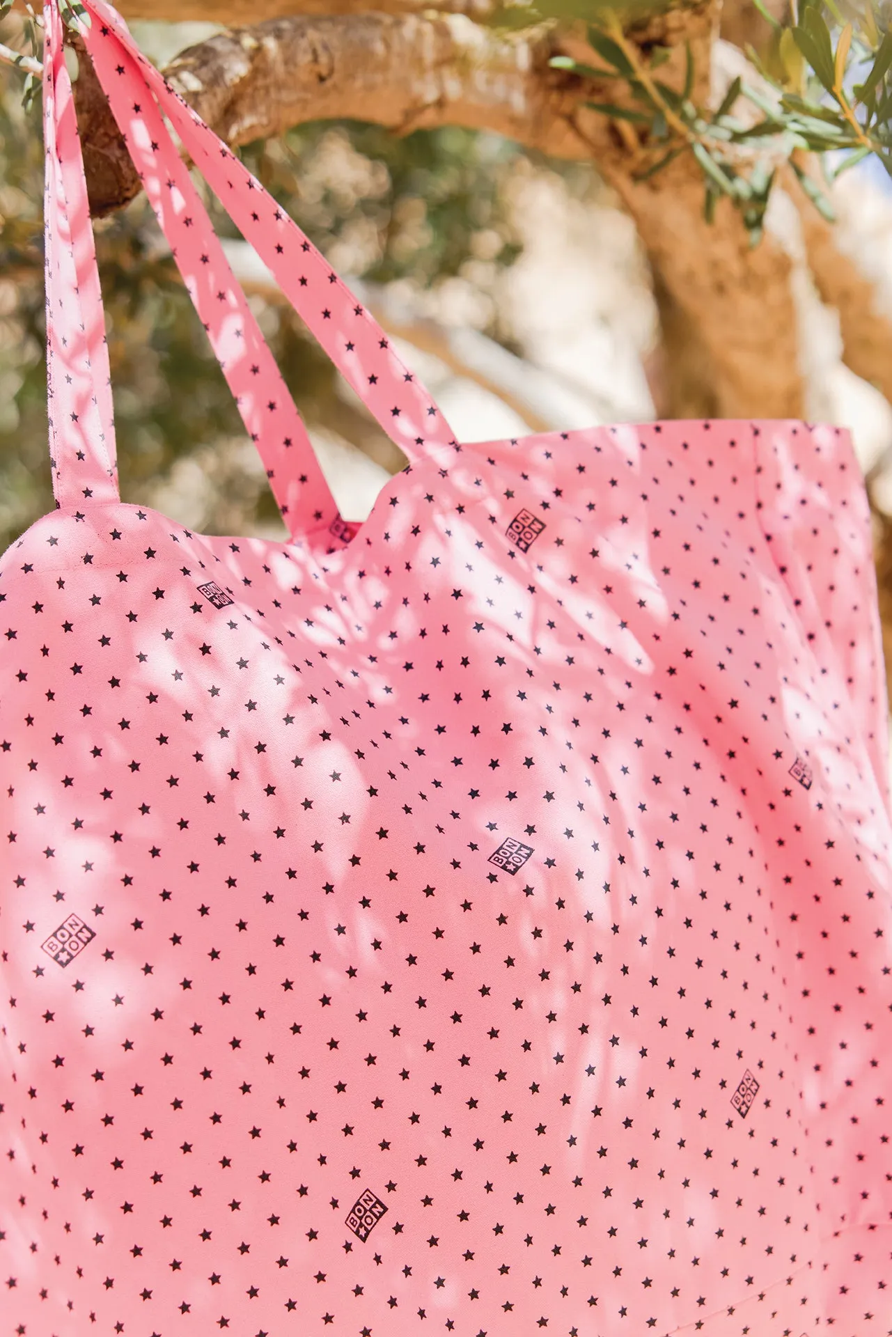 Bonton Jo Rose Moyen shopper stor lyserød