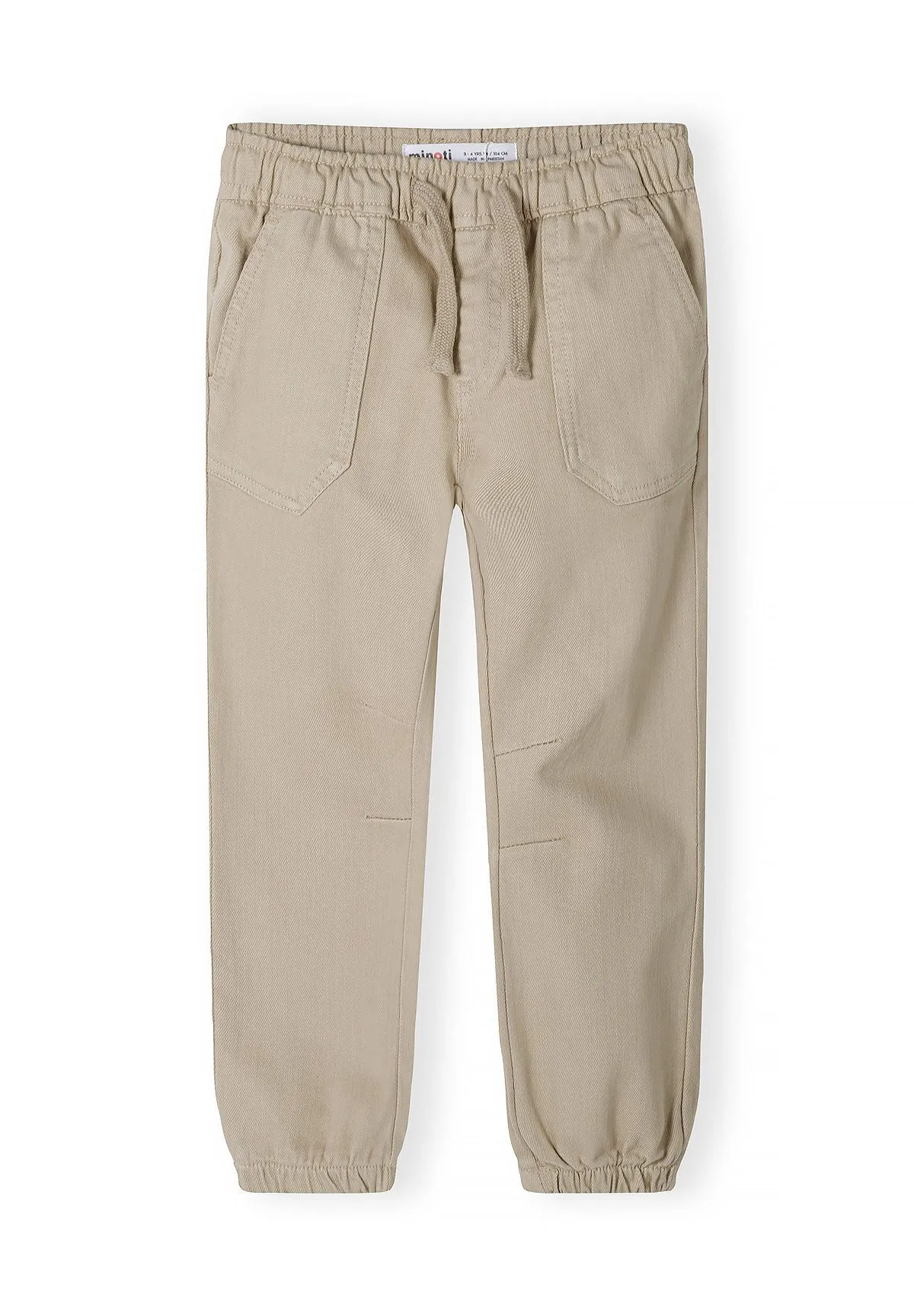 Minoti jogger til baby beige jersey str. 80-122