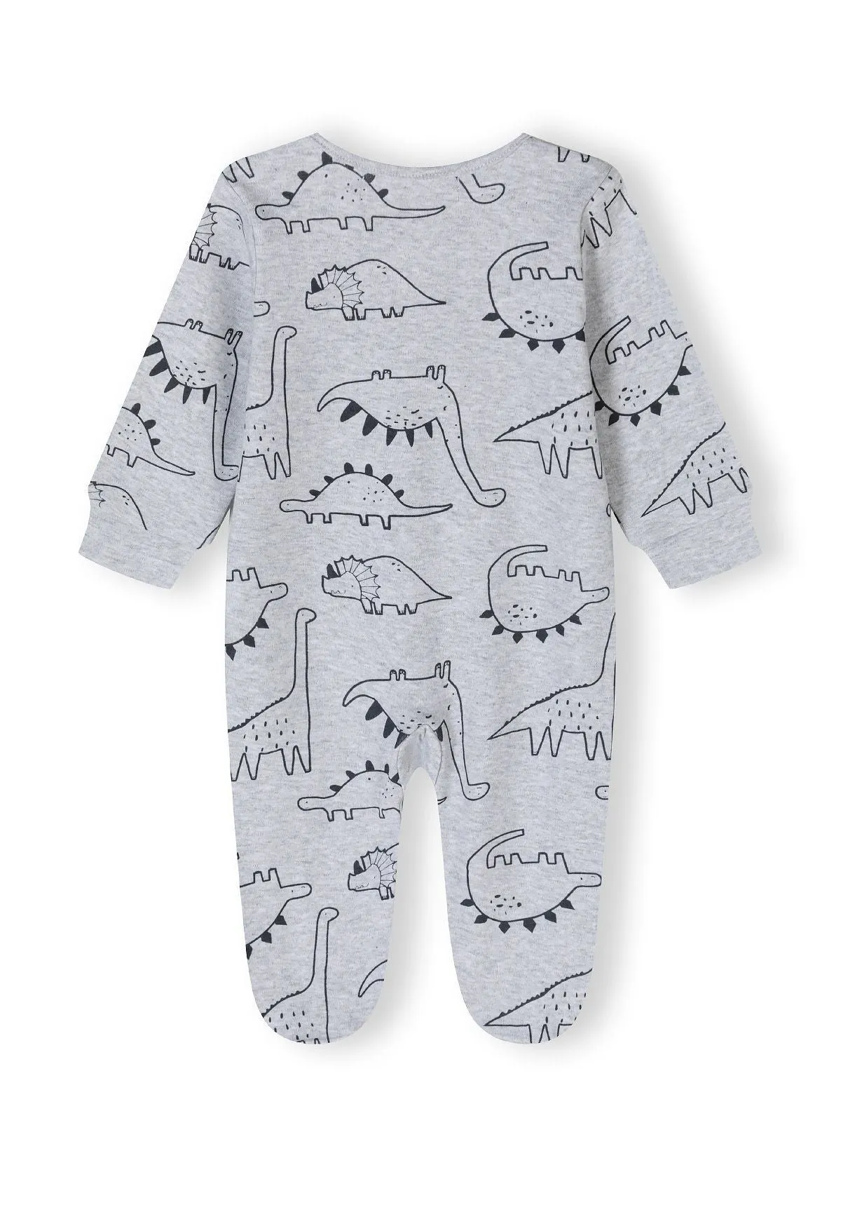 Minoti 42004 natdragt 2-pak grå dino baby