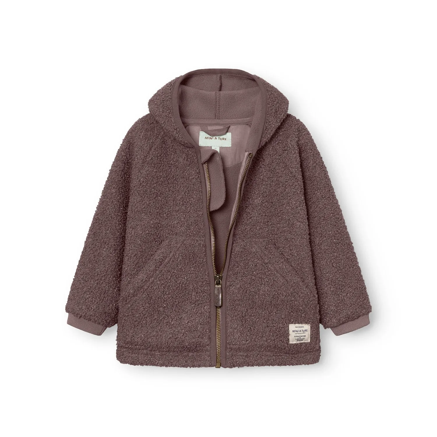 MINI A TURE Matliff teddyjakke Otter brown genanvendt
