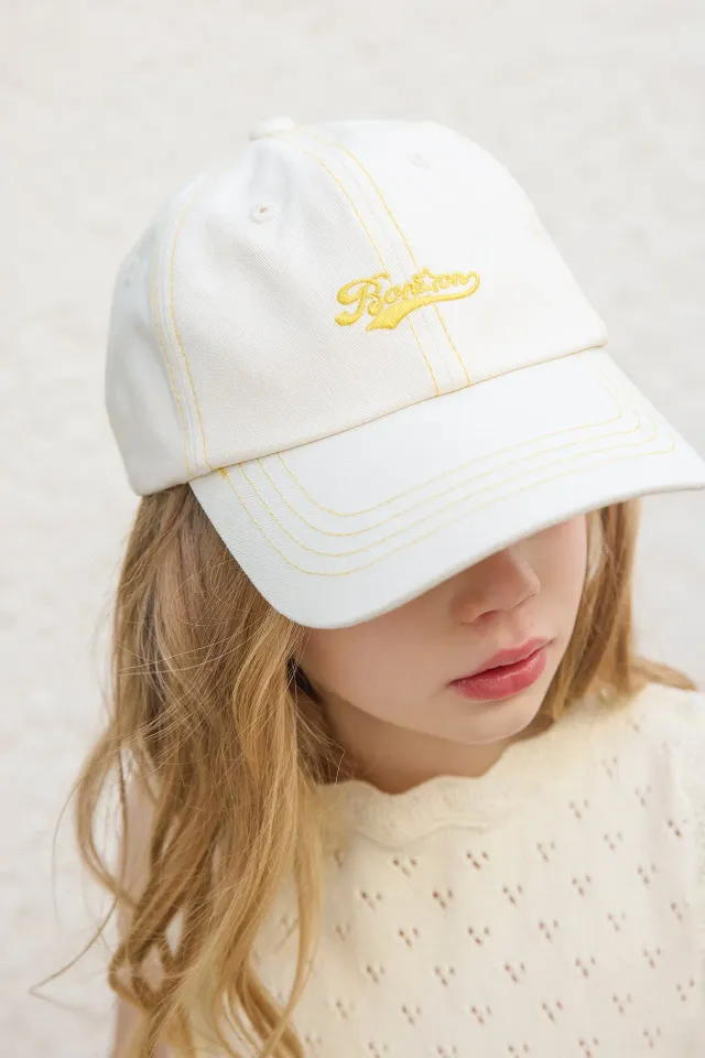 Bonton Signature kasket ecru gul TU
