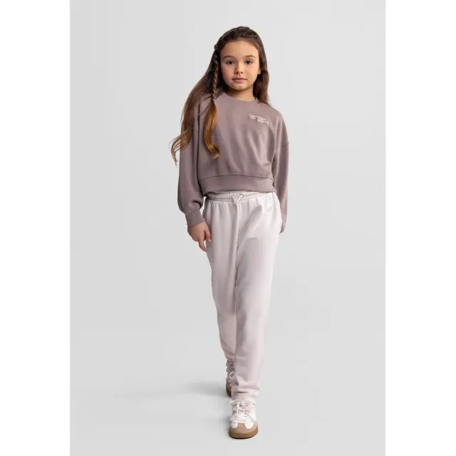 Minoti 44965 sweatshirt brun cropped pige