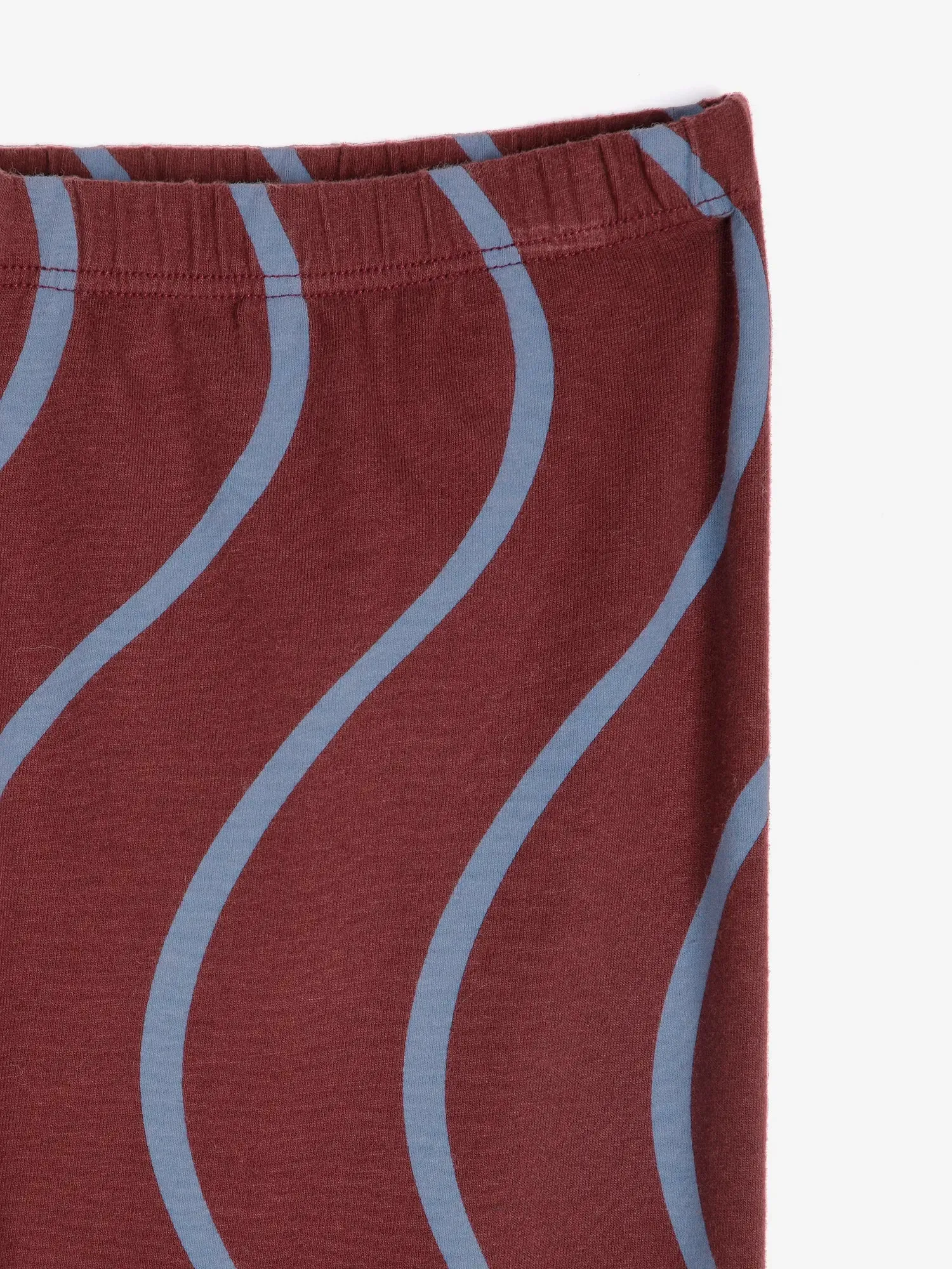 Bobo Choses Psicodelic Stripes leggings M bordeaux