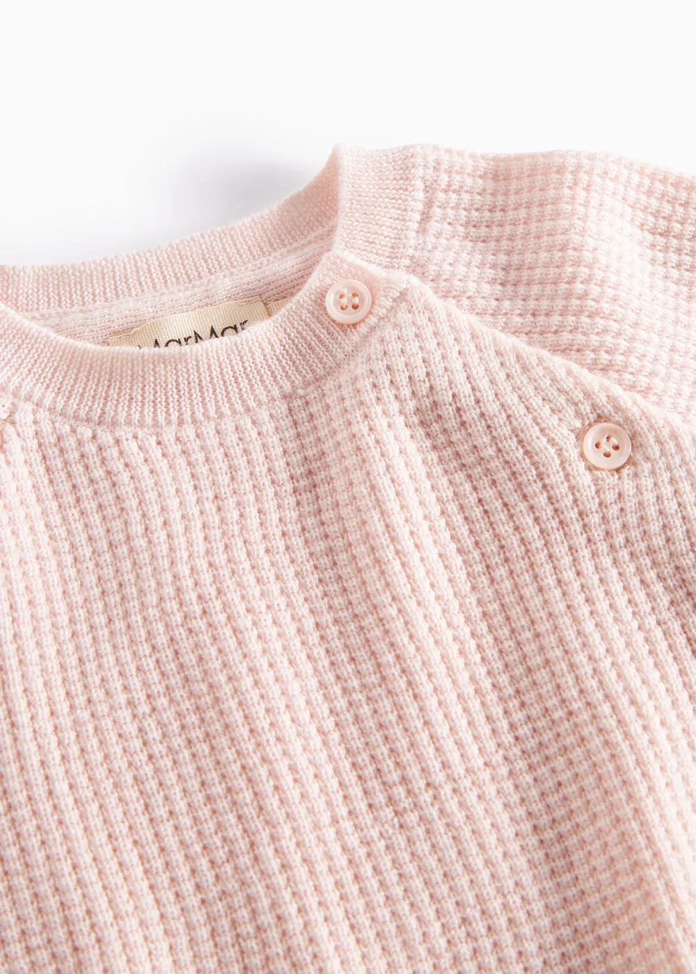 MarMar Toll strikbluse Rose Quartz merino
