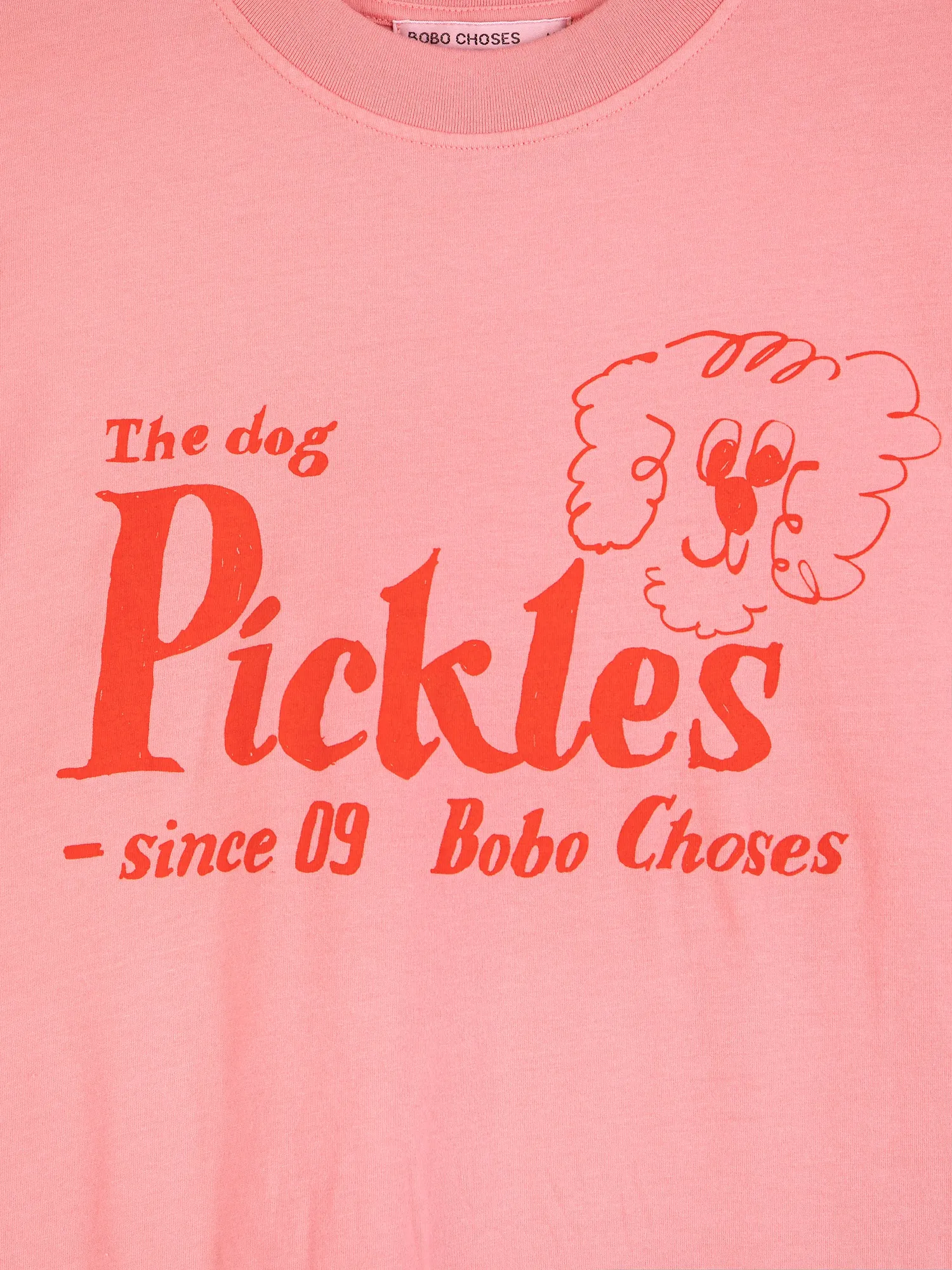 Bobo Choses Pickles SB126AD002 straight T-shirt dame