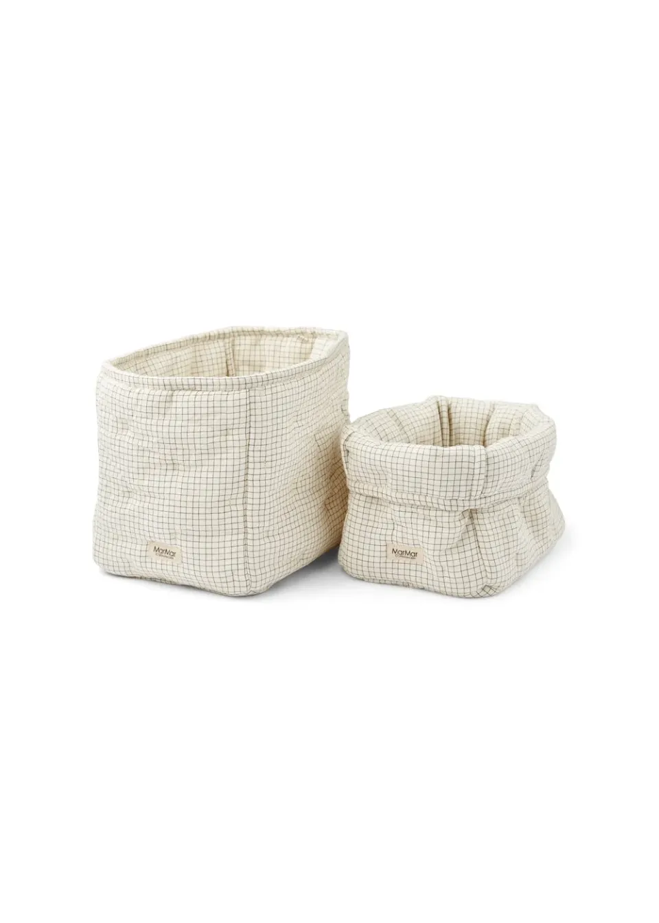 MarMar Nursery Storage Bags Deep Lake Check 2-pak