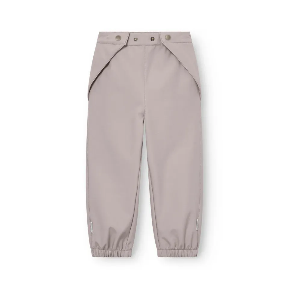 MINI A TURE Mataiano softshell bukser Grey Brown vandtæt