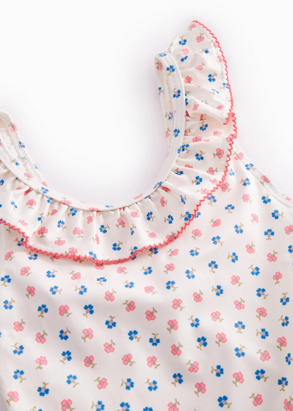 MarMar Swilla Bathing Suit badedragt Mini Flower med krave