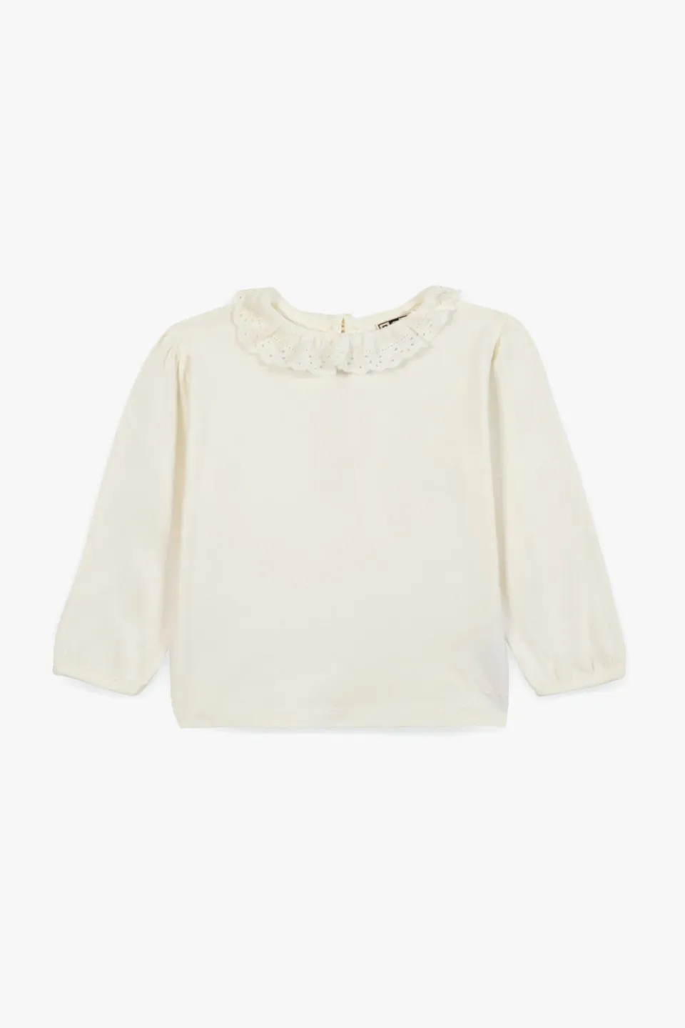 Bonton Miel Ecru T-shirt ærmer ecru bomuld 2A
